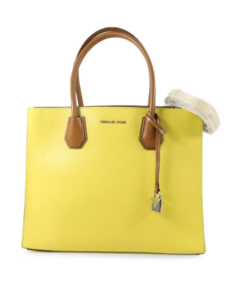 Michael Kors Mercer leather tote bag - Gelb Gelb