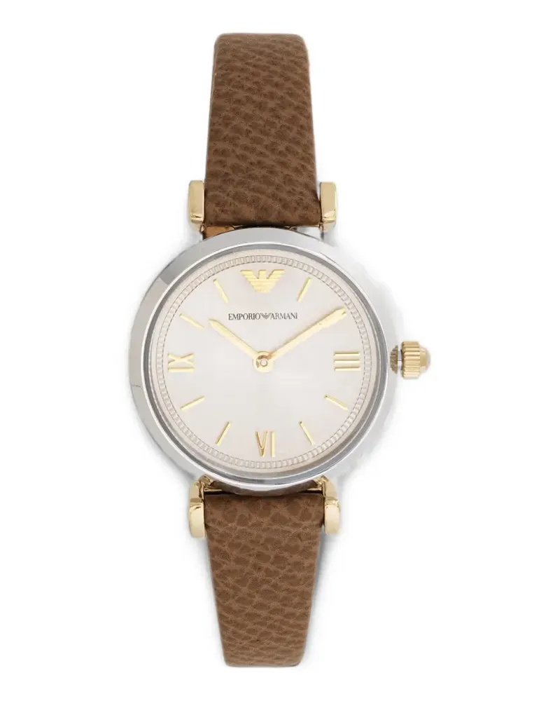 Emporio Armani logo-detail 28mm watch - Silber Silber