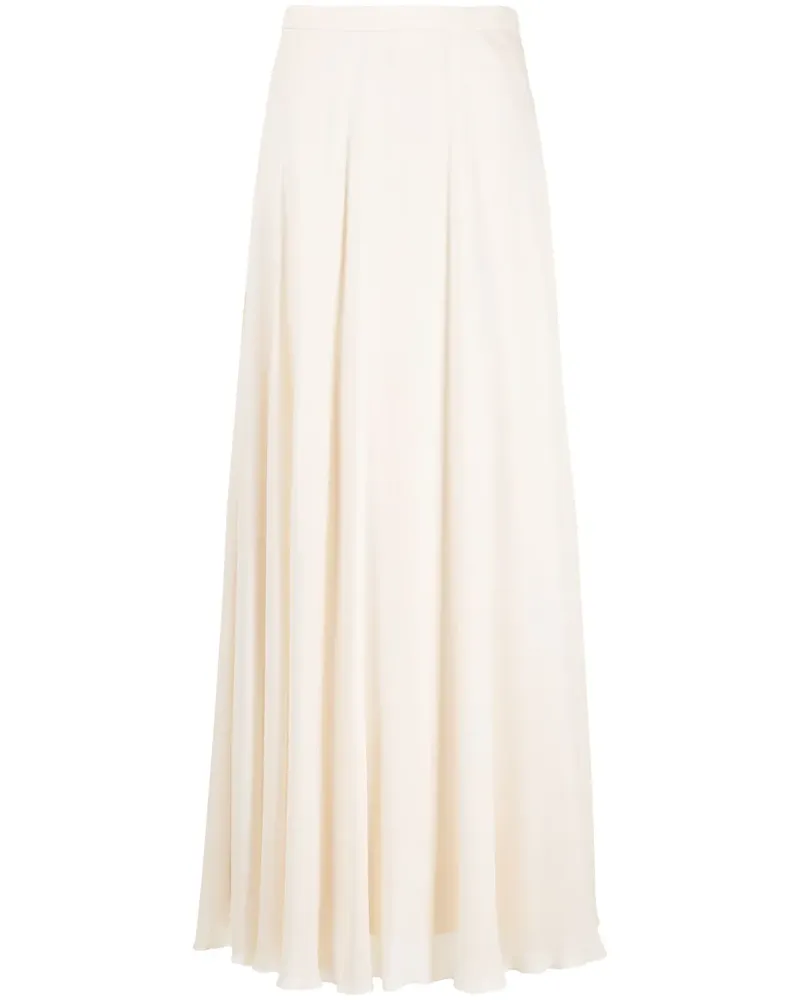 Ralph Lauren Maxirock in A-Linie - Nude Nude