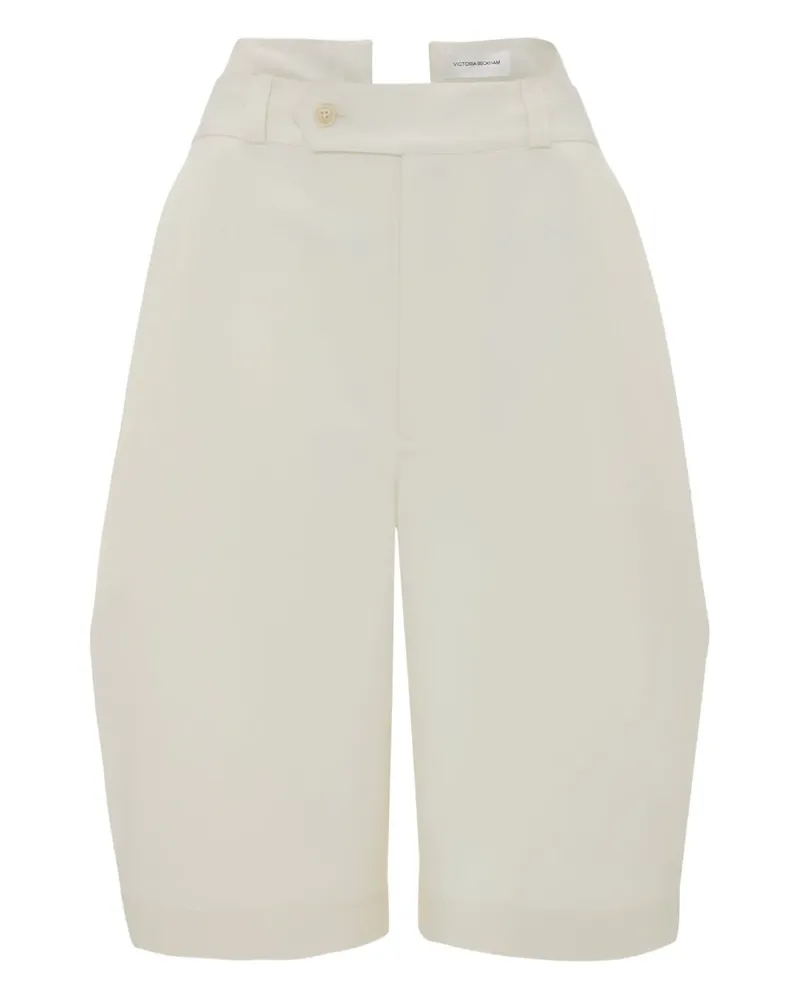Victoria Beckham Knielange Shorts mit Laschen - Nude Nude