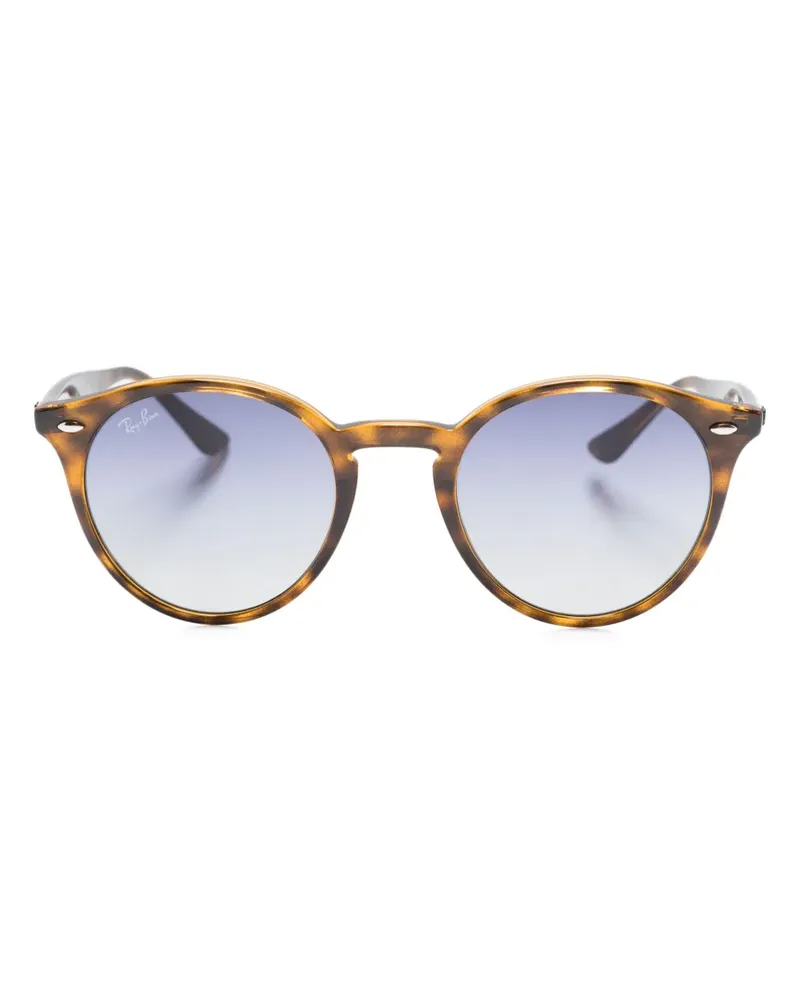 Ray Ban Runde Sonnenbrille in Schildpattoptik - Braun Braun