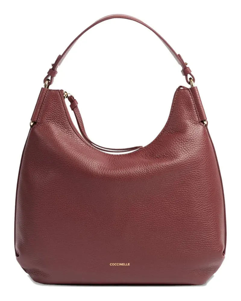 Coccinelle small Rebekka zip-up shoulder bag - Rot Rot