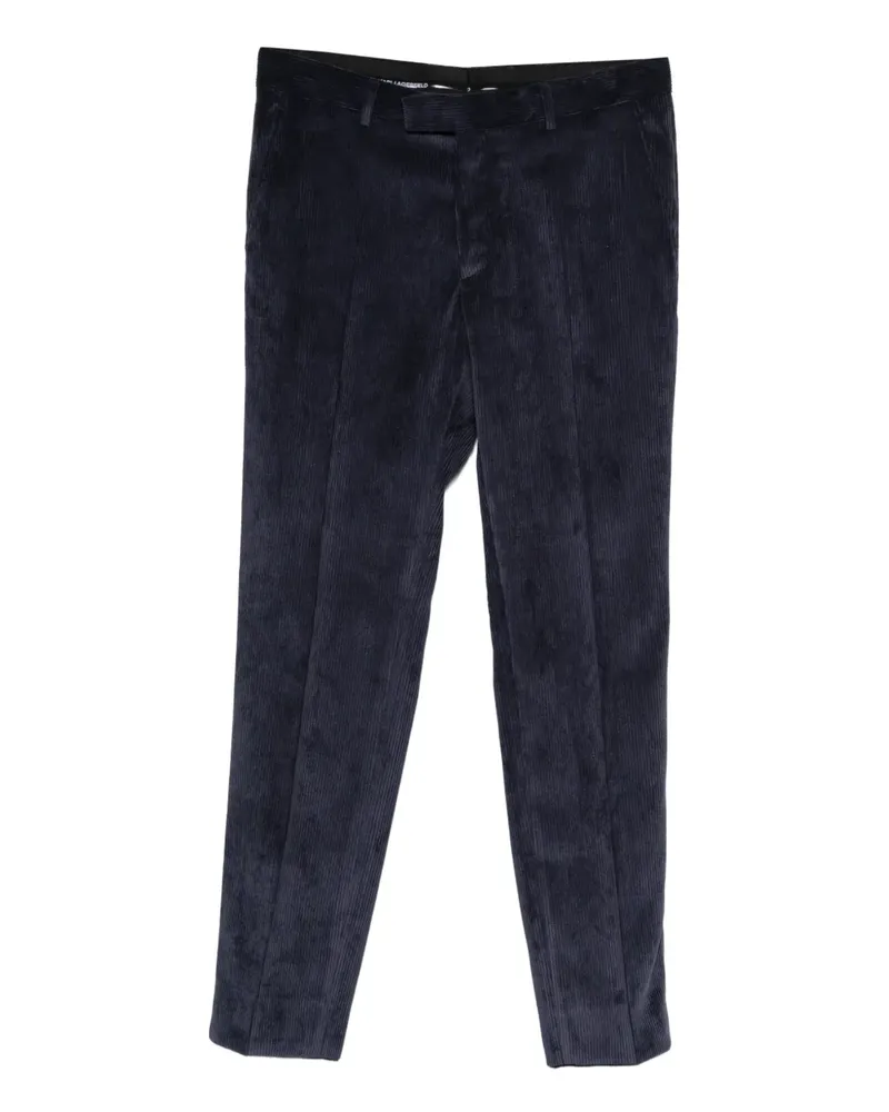Karl Lagerfeld corduroy trousers - Blau Blau
