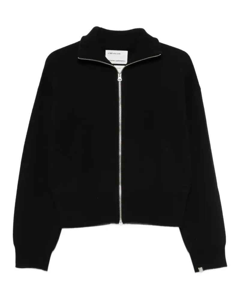 extreme cashmere Xtra Cute Cardigan mit Reißverschluss - Schwarz Schwarz