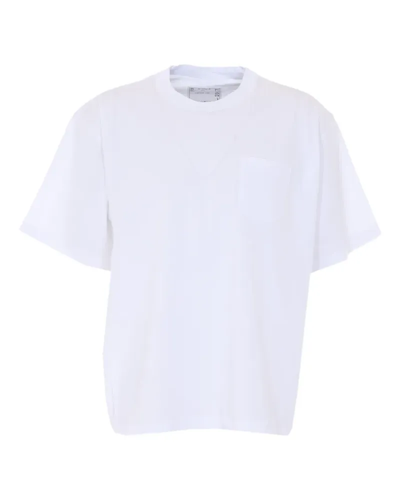 Sacai chest-pocket T-shirt - Weiß Weiß
