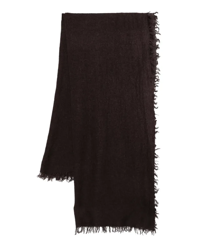 Faliero Sarti New Chris fringed scarf - Braun Braun