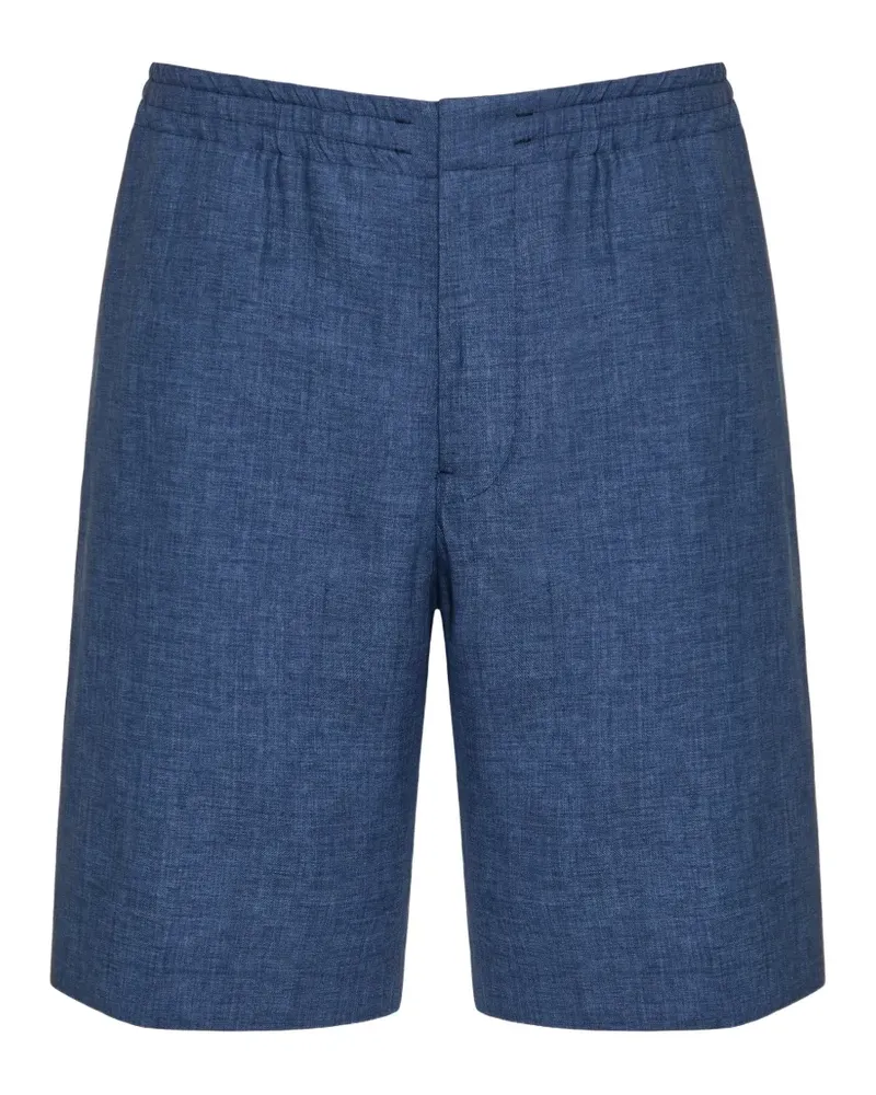 Ermenegildo Zegna elasticated-waistband shorts - Blau Blau
