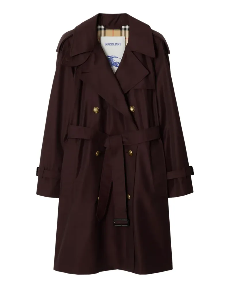 Burberry double-breasted trench coat - Braun Braun