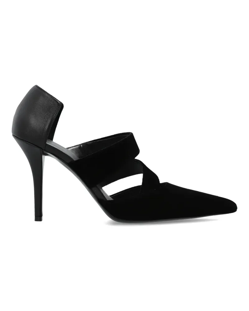 Balmain Pumps mit mehreren Riemen und spitzer Kappe - Schwarz Schwarz