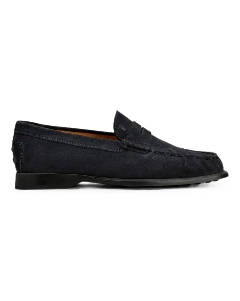 TOD'S Loafer aus Wildleder - Blau Blau