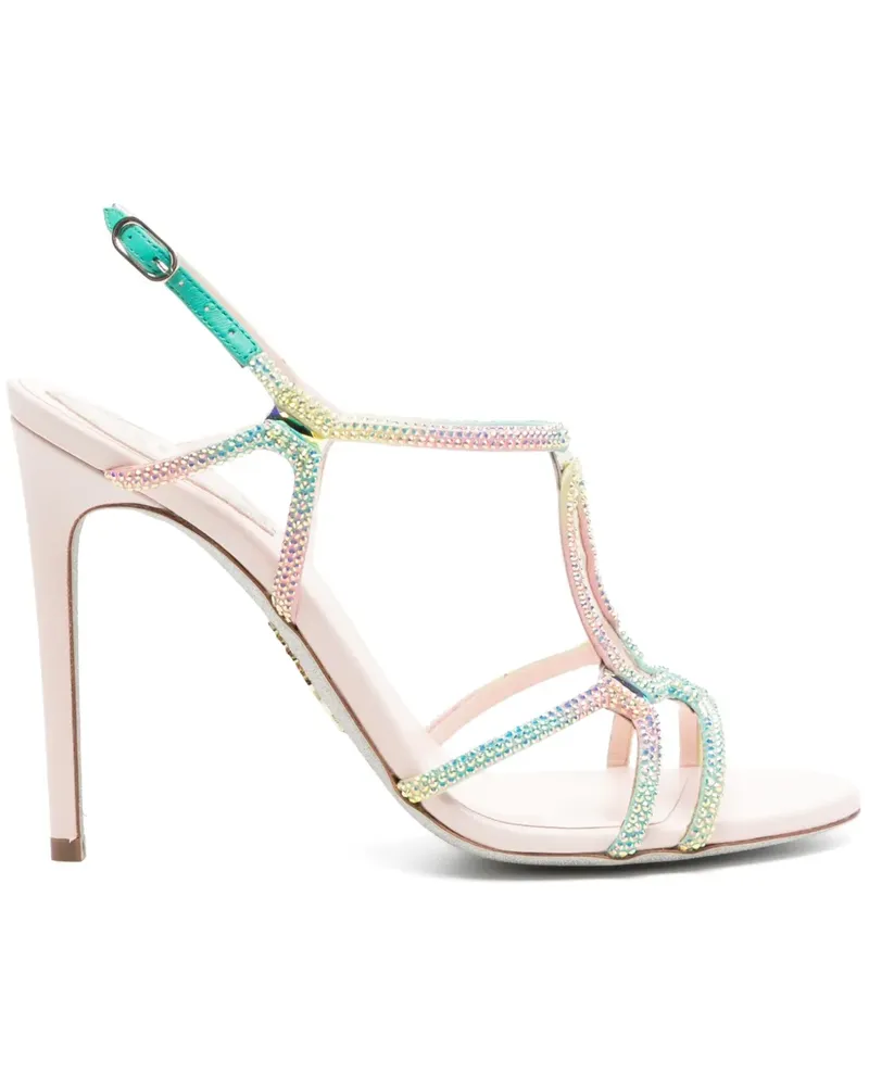 René Caovilla Peach-burano Sandalen 100mm - Rosa Rosa