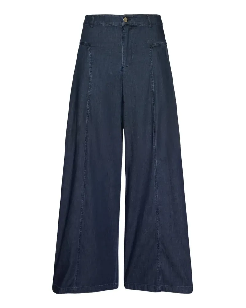 Elena Mirò Wanda Wide-Leg-Jeans - Blau Blau