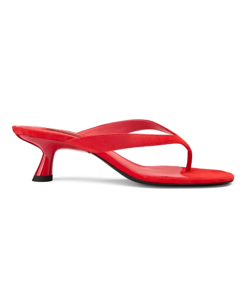 Simon Miller Beep suede kitten-heel sandals - Rot Rot