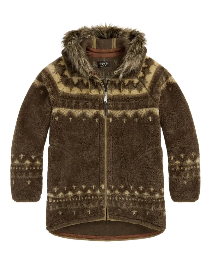Ralph Lauren Jacke mit Jacquardmuster - Braun Braun