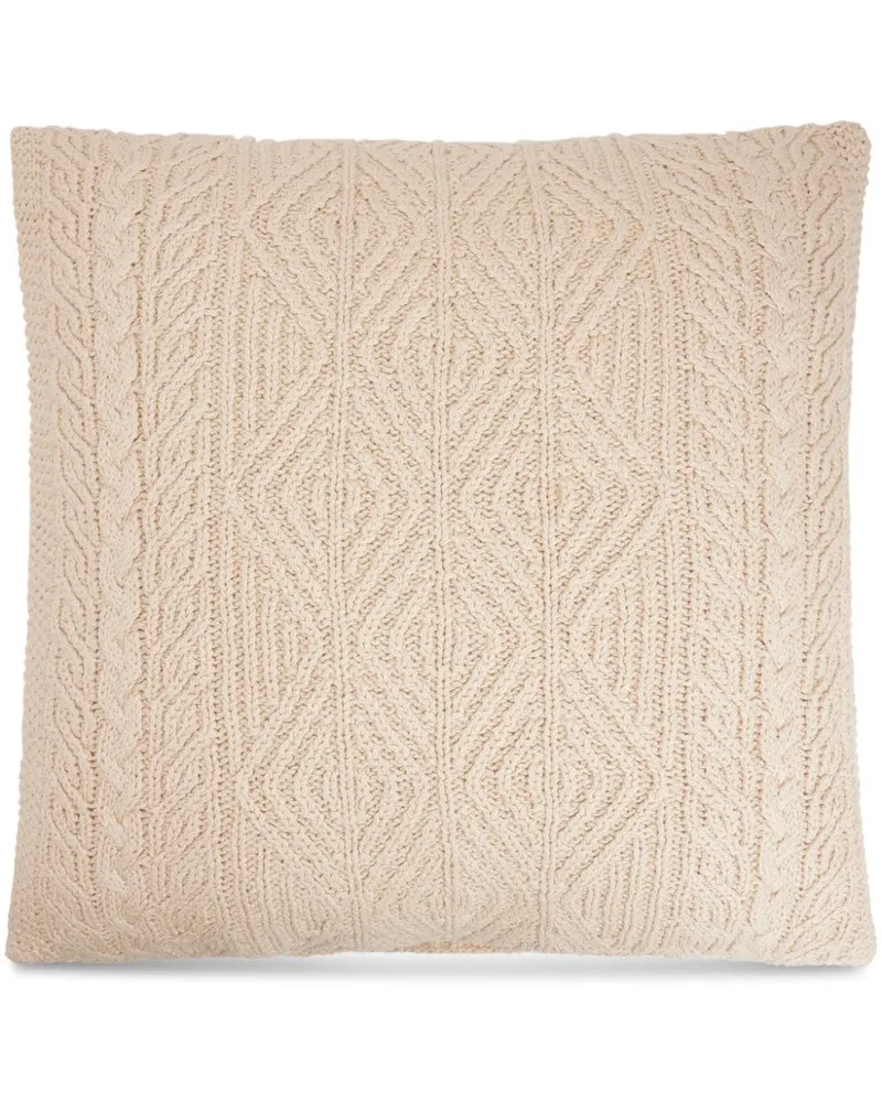 Ralph Lauren Home Harlow Kissen mit Zopfmuster Nude