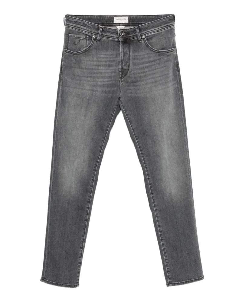 Jacob Cohën Ausgeblichene Straight-Leg-Jeans - Grau Grau