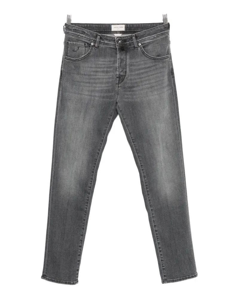 Jacob Cohën faded-effect straight-leg jeans - Grau Grau