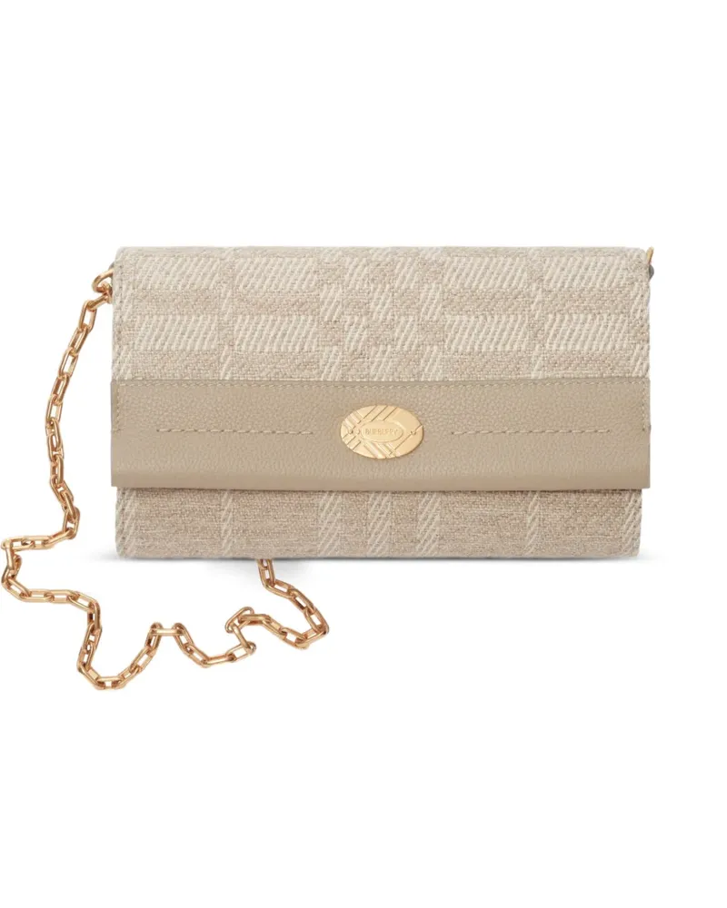 Burberry Cotswolds Portemonnaie mit Kettenriemen - Nude Nude