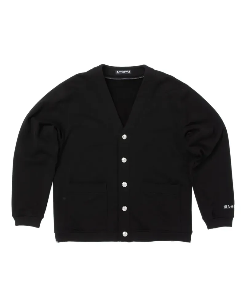 Mastermind Japan V-neck pocket cardigan - Schwarz Schwarz