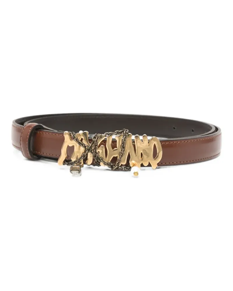 Magliano logo-plaque chain-link belt - Braun Braun