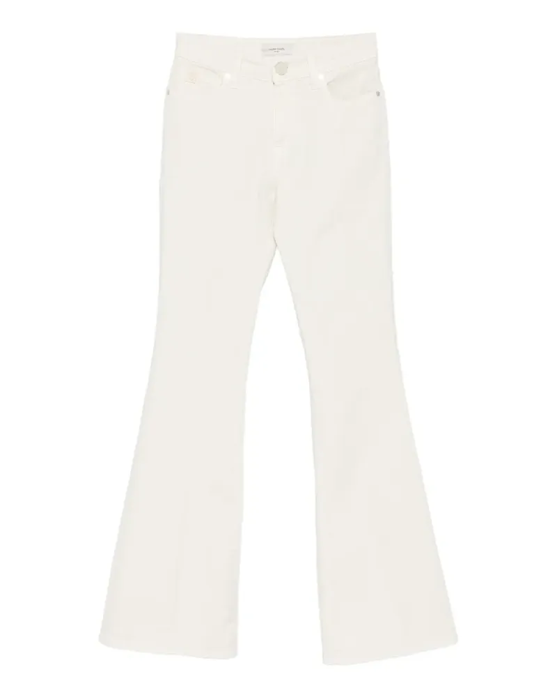 Jacob Cohën Schlagjeans mit Logo-Patch - Nude Nude