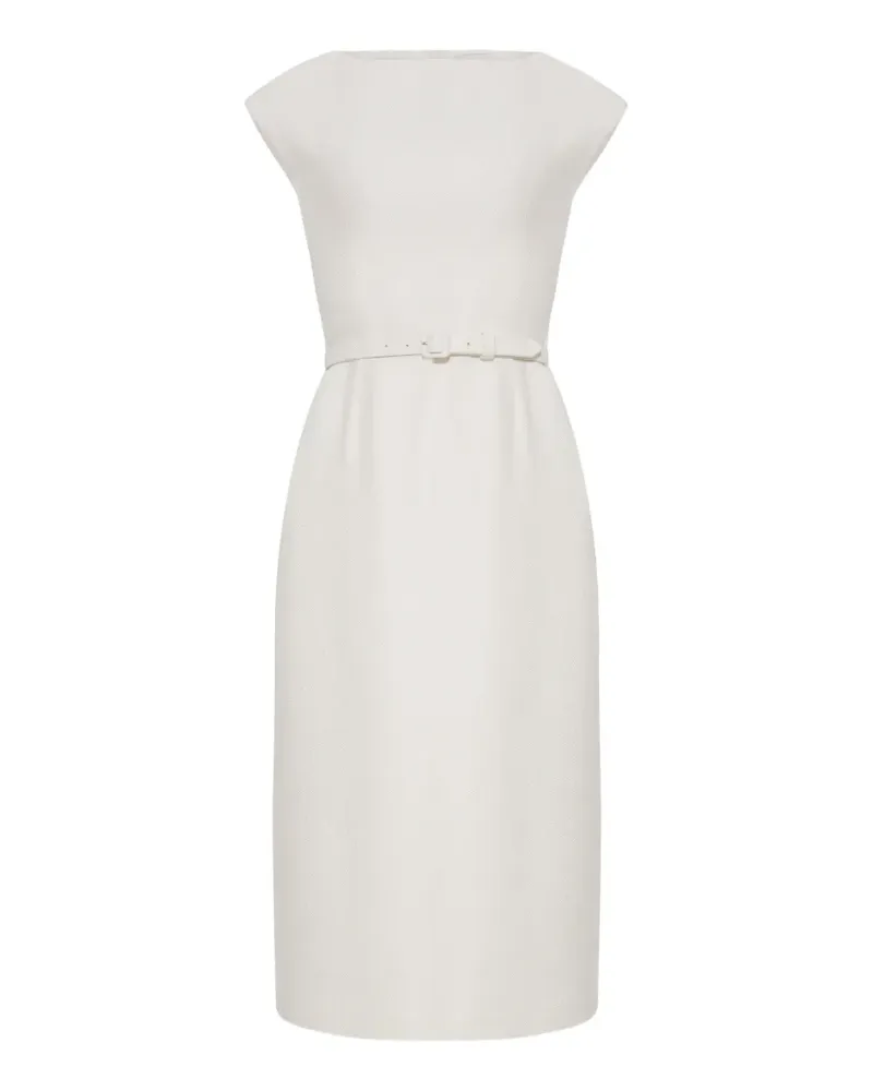 Adam Lippes Adeleine belted dress - Nude Nude