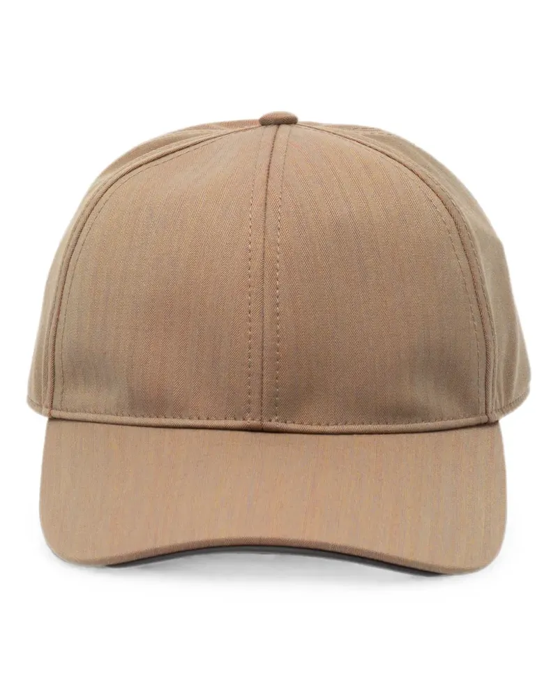 SEASE herringbone-weave baseball cap - Braun Braun