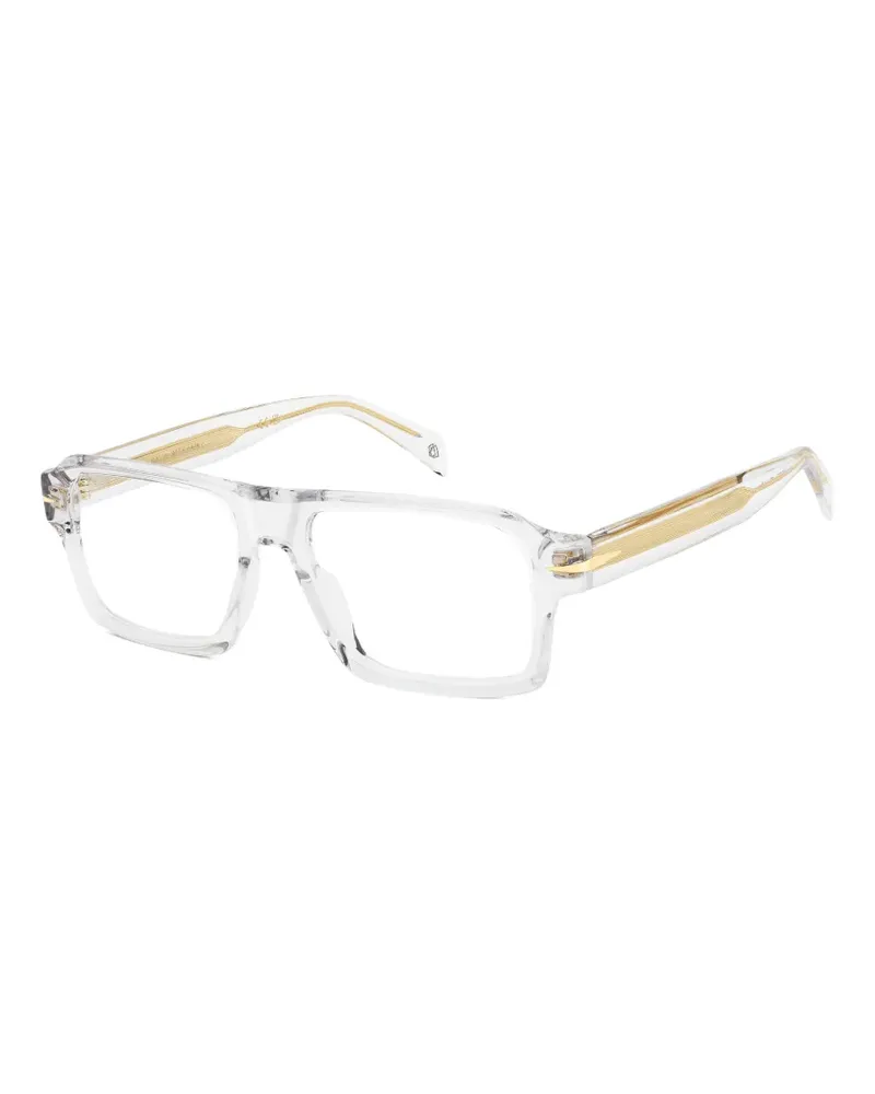 EYEWEAR by DAVID BECKHAM square-frame glasses - Weiß Weiß