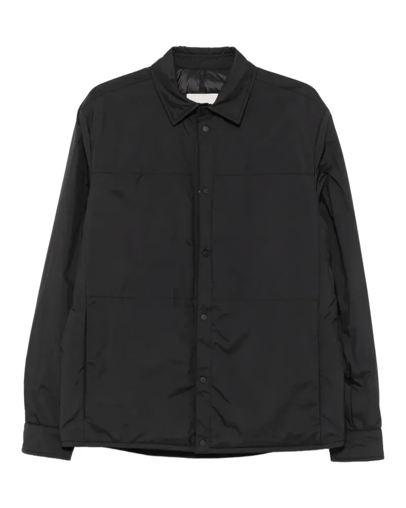 Moncler Revoline logo-patch shirt jacket - Schwarz Schwarz