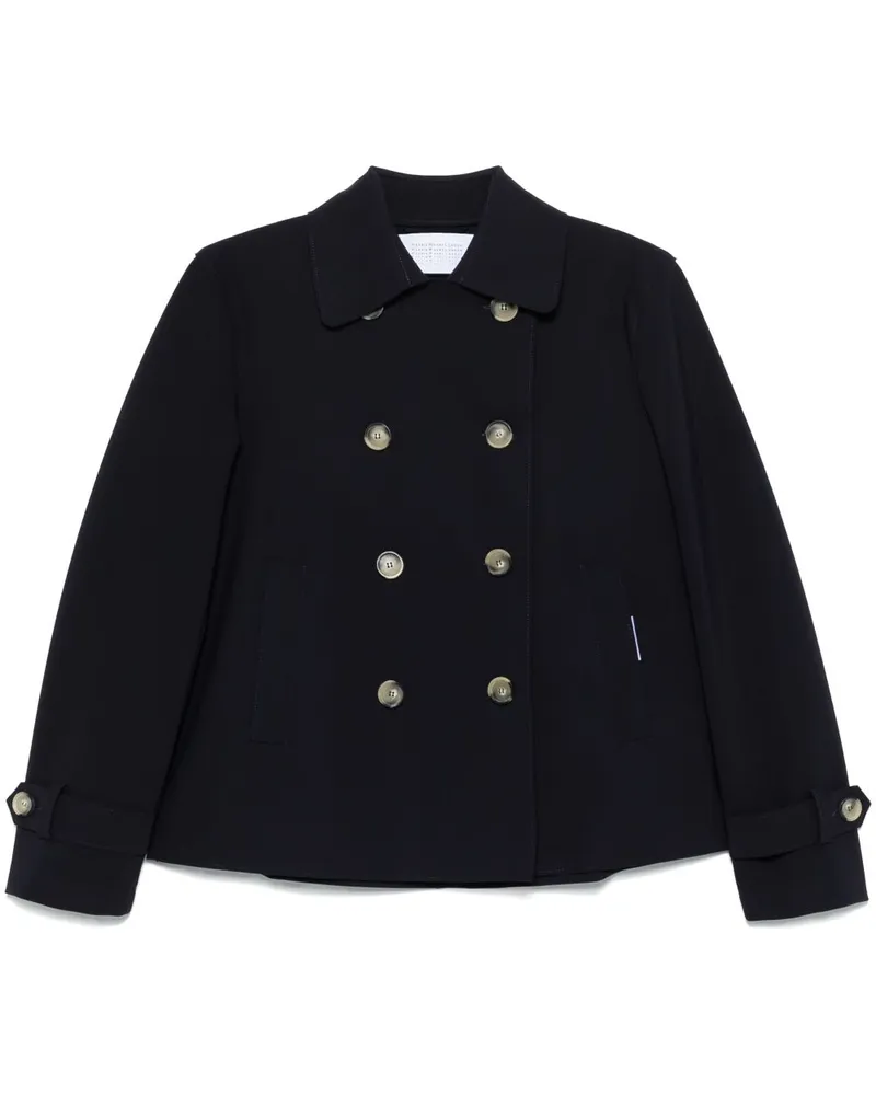 Harris Wharf London Jacke mit breitem Kragen - Blau Blau