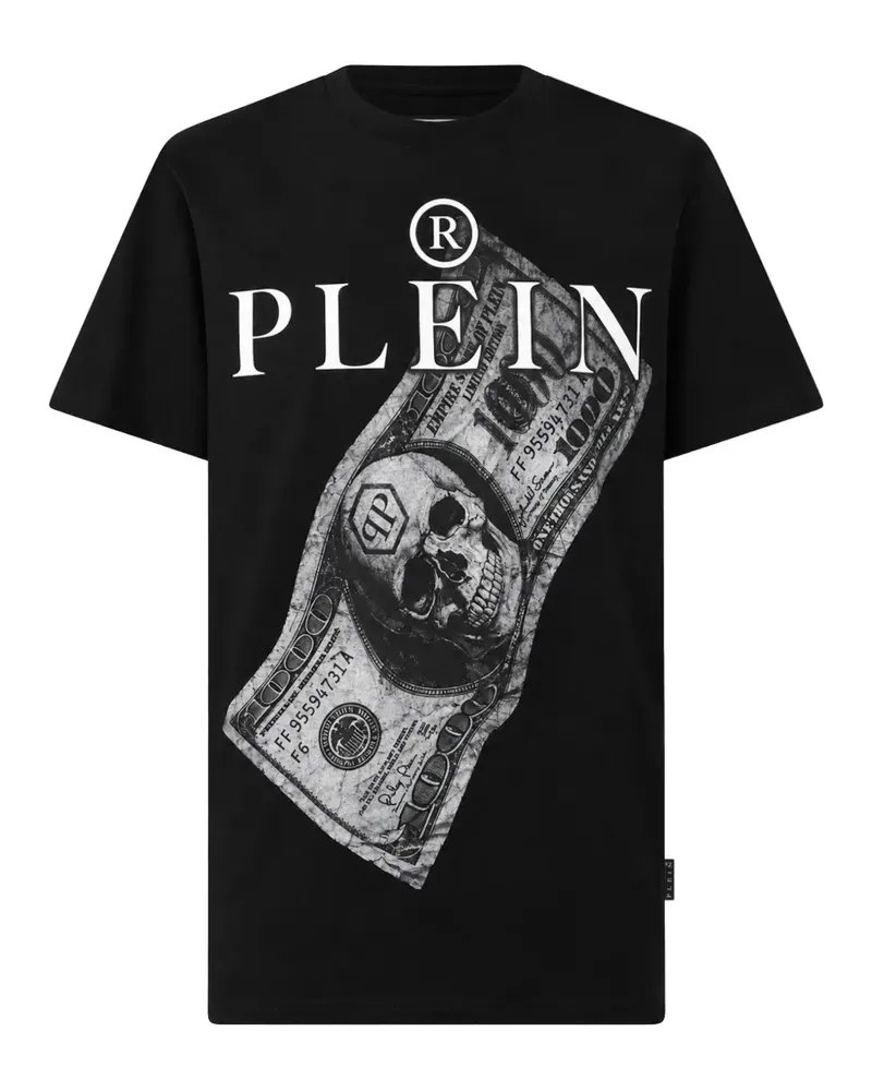 Philipp Plein Dollar T-Shirt aus Jersey - Schwarz Schwarz