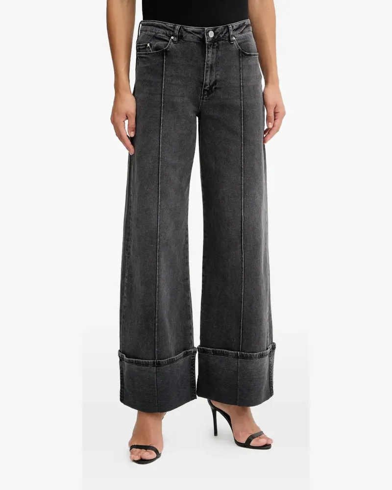 Karl Lagerfeld cuffed five-pockets jeans - Grau Grau