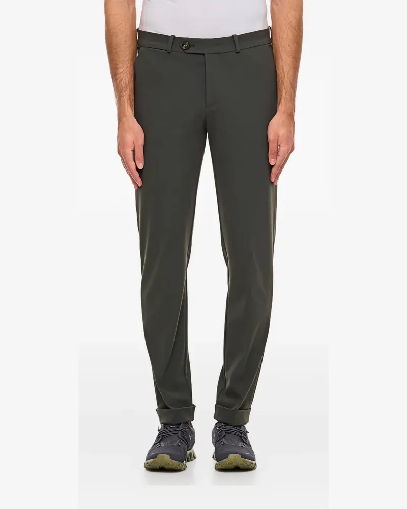 Roberto Ricci Designs Reißverschluss-Hose mit Gürtelschlaufen - Schwarz Schwarz