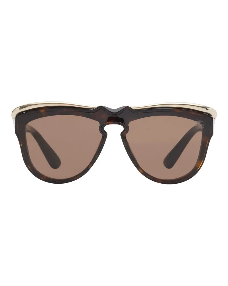Burberry Classic Brow Sonnenbrille - Braun Braun