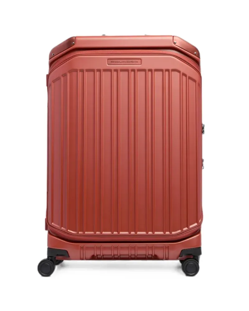 Piquadro medium expandable hardside suitcase - Rot Rot