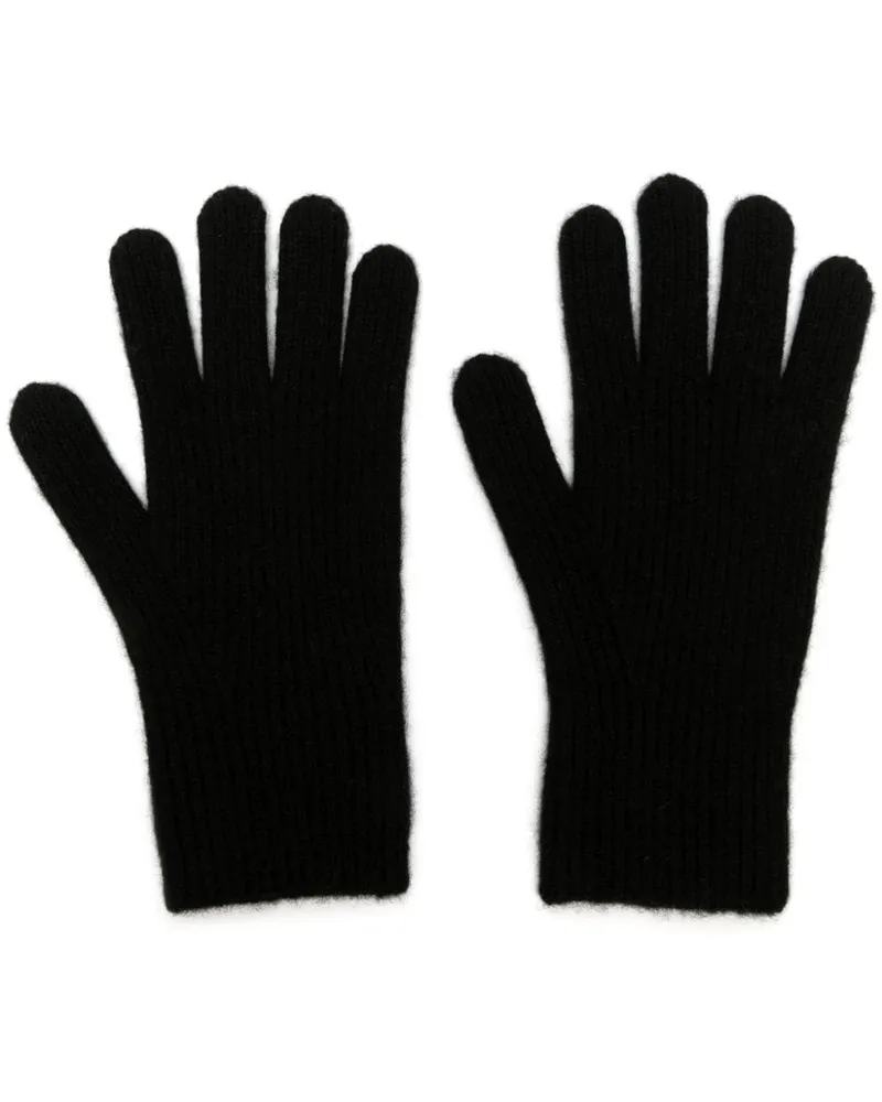 Totême Handtasche aus geripptem Strick - Schwarz Schwarz