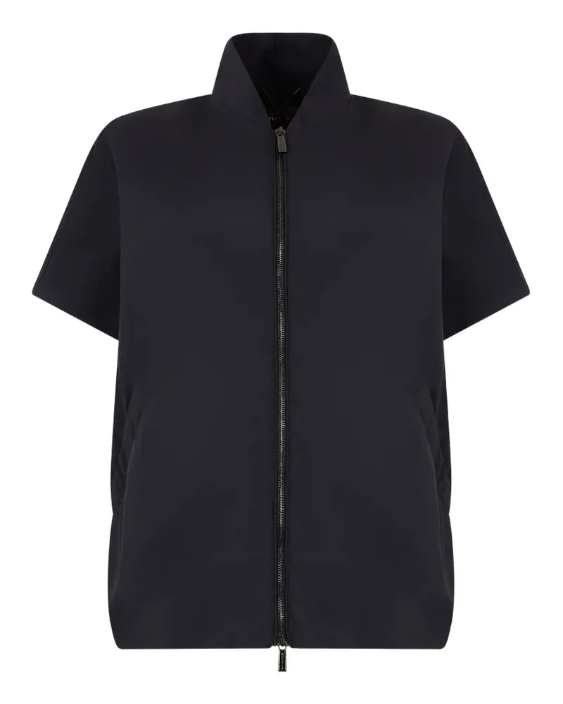 MOORER Dalia-Gs short-sleeve bomber jacket - Schwarz Schwarz