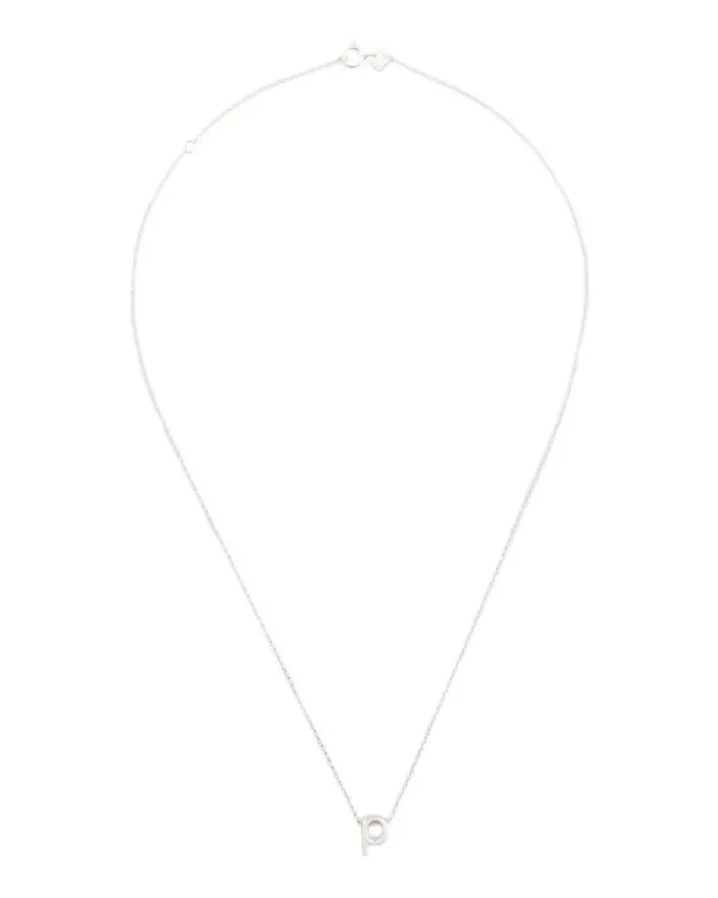 Le Gramme alphabet necklace - Silber Silber