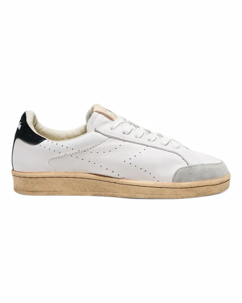 Diadora Perforierte Sneakers - Weiß Weiß