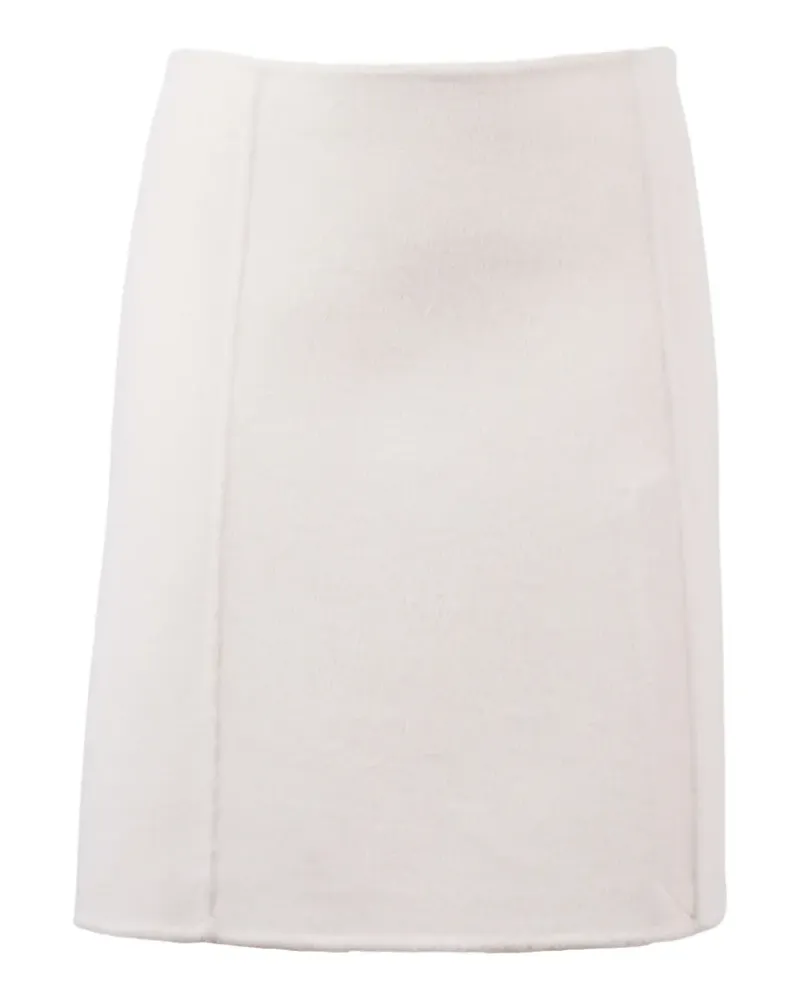 P.A.R.O.S.H. wool mini skirt - Nude Nude
