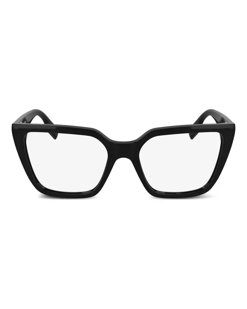 Karl Lagerfeld Brille im Cat-Eye-Design - Schwarz Schwarz