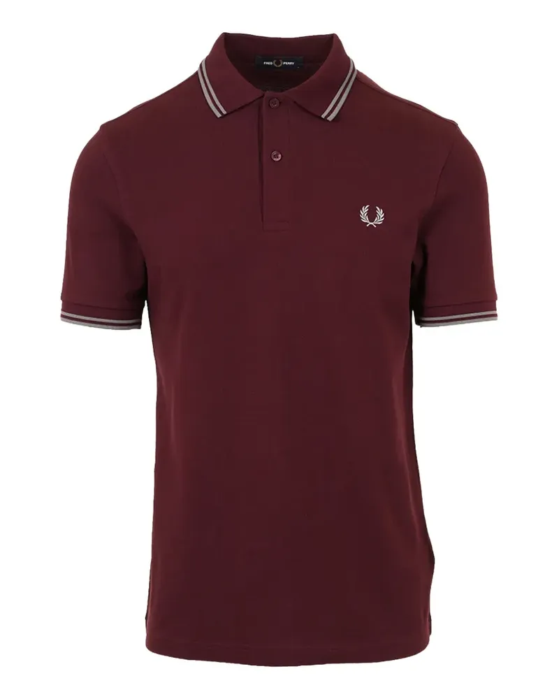 Fred Perry logo-detail polo shirt - Rot Rot