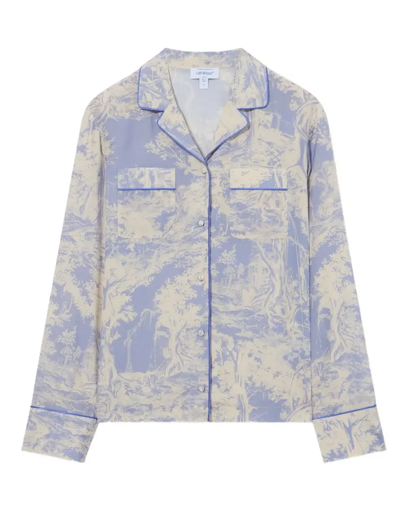 OFF-WHITE City Nature Habutai Pyjama-Shirt - Nude Nude