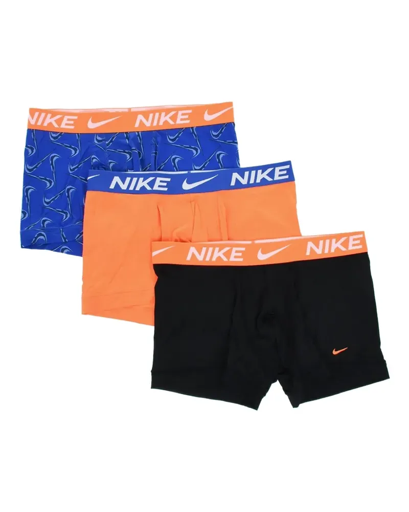 Nike Dri-Fit logo-waistband boxer briefs - Orange Orange
