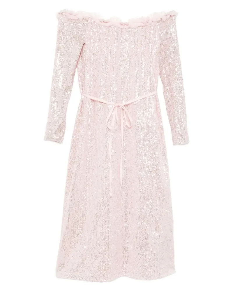 Needle & Thread Schulterfreies Esme Kleid - Rosa Rosa
