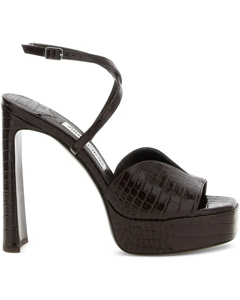 Jimmy Choo Karli Plateau-Sandalen 125mm - Braun Braun