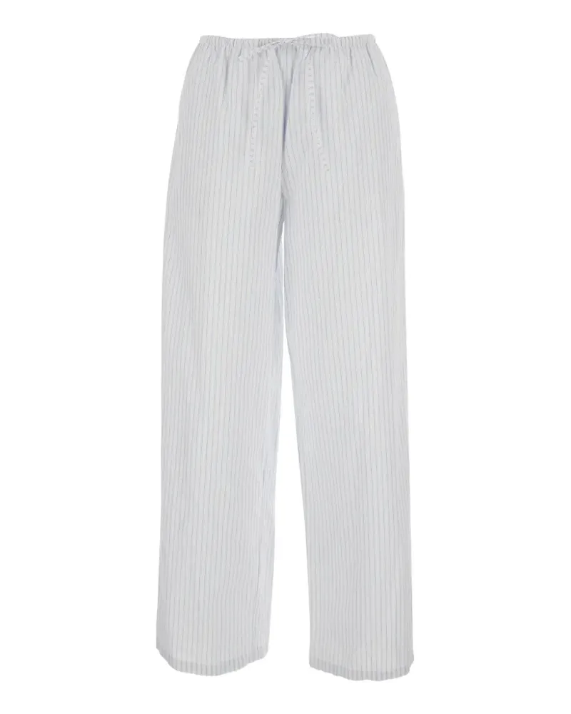 Dunst striped drawstring trousers - Weiß Weiß