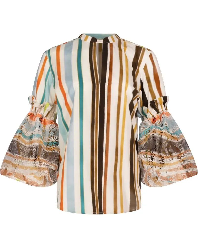 Silvia Tcherassi Nuru Bluse - Blau Blau