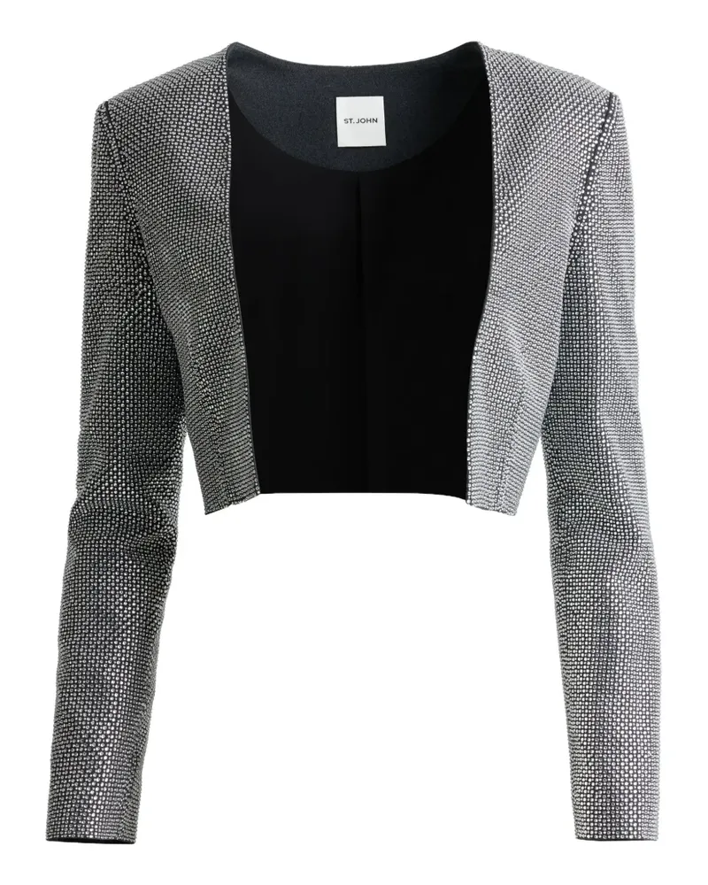 ST. JOHN Offene Jacke - Grau Grau