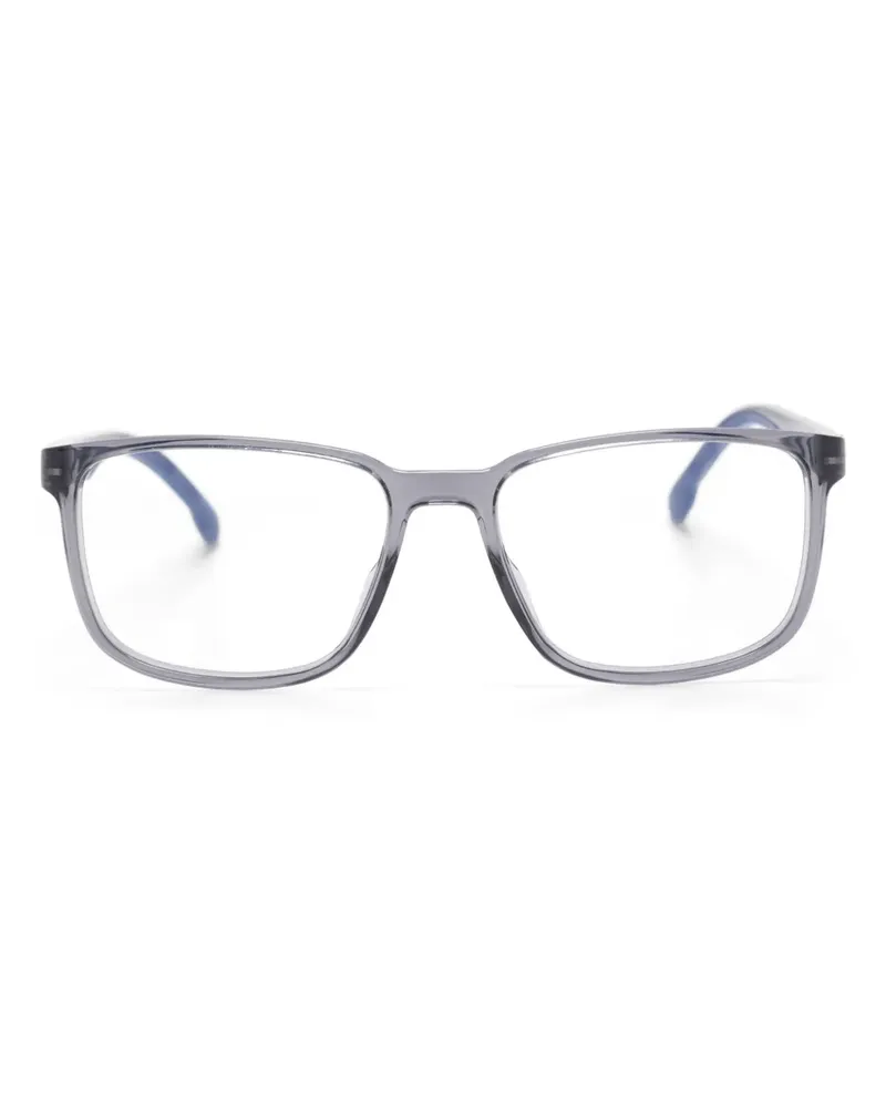 Carrera Brille mit eckigem Gestell - Grau Grau